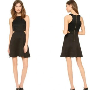 Club Monaco Black Cutout Dress Size 0